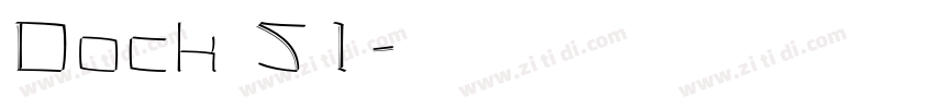Dock 51字体转换